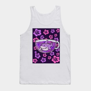 Floral Shark Tea Tank Top